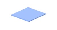 A photo of 3mm Pastel Perspex Sheet Bubblegum Blue