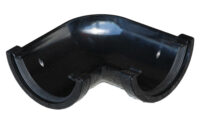 A photo of 90 Degree Gutter Bend Round (Black)