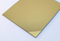 A photo of 3mm Acrylic Gold Mirror Sheet