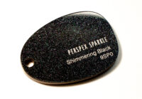 A photo of 5mm Perspex Sheet Sparkle Shimmering Black