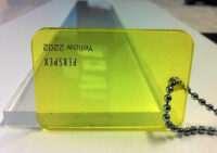 A photo of 5mm Transparent Yellow Perspex Sheet (2202)