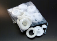 A photo of 10mm Fixing Buttons 10-pack (White)