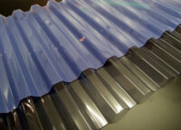 A photo of 1.1mm Heavy Duty 3" Corrugated Box Section Clear 8'