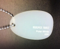 A photo of 5mm White Frosted Perspex Sheet (S2030)