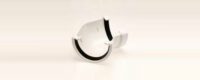 A photo of 135 Degree Gutter Bend Round (White)
